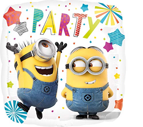 Amscan 3615901 - Standard Folienballon Minion Party, 43 cm, Geburtstag, Happy Birthday, Heliumballon Amscan 3615901 - Standard Folienballon Minion Party, 43 cm, Geburtstag, Happy Birthday, Heliumballon von amscan