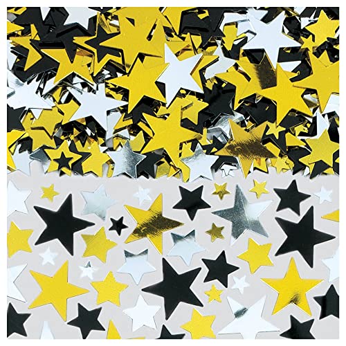 Amscan 379967 - Konfetti Hollywood, Sterne, Folie, 70 g, Streudeko, Tischdekoration, Karneval, Mottoparty Amscan 379967 - Konfetti Hollywood, Sterne, Folie, 70 g, Streudeko, Tischdekoration, Karneval, Mottoparty von amscan