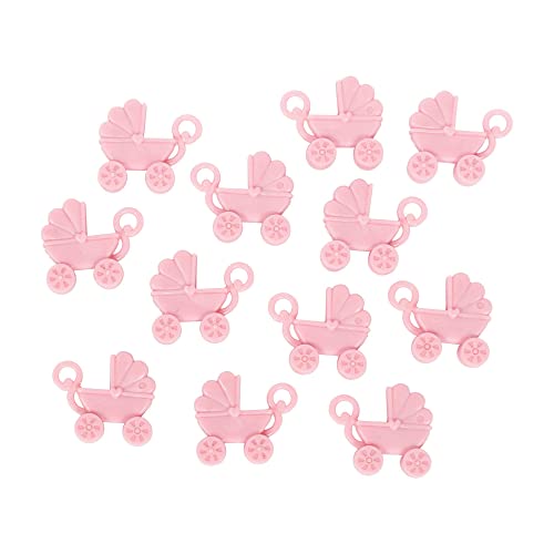 Amscan 380099 - Deko-Konfetti Babywagen-Form, 12 Stück, Pink, Dekoration Amscan 380099 - Deko-Konfetti Babywagen-Form, 12 Stück, Pink, Dekoration von amscan