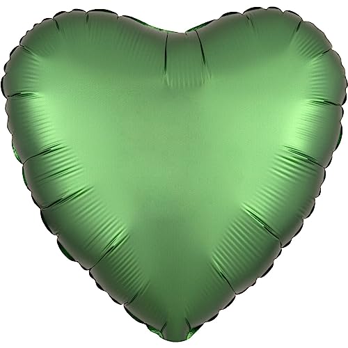 SD-H: Satin Emerald Heart von amscan