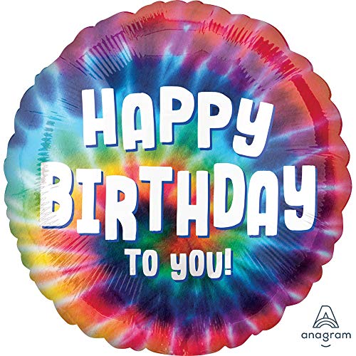 Amscan 4179301 - Standard Folienballon Happy Birthday, Batik, circa 43 cm, Geburtstag, Geschenk, Dekoration, Heliumballon, Luftballon Amscan 4179301 - Standard Folienballon Happy Birthday, Batik, circa 43 cm, Geburtstag, Geschenk, Dekoration, Heliumballon, Luftballon von Anagram