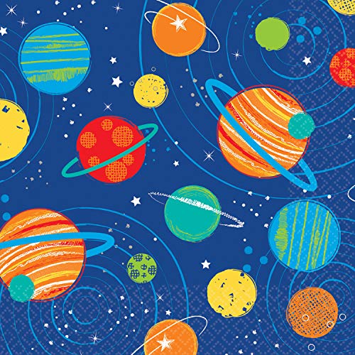 Blast Off Birthday Beverage Napkins 25cm (16 pk) Blast Off Birthday Beverage Napkins 25cm (16 pk) von amscan