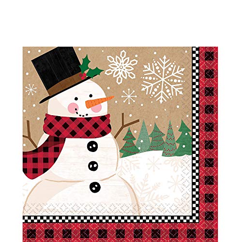 Amscan 511679 - Servietten Winter Wonderland, Größe 33 x 33 cm, 16 Stück, Schneemann, Snowman, Tischdekoration, Mundtuch, Heilig Abend, Weihnachten, Adventszeit Amscan 511679 - Servietten Winter Wonderland, Größe 33 x 33 cm, 16 Stück, Schneemann, Snowman, Tischdekoration, Mundtuch, Heilig Abend, Weihnachten, Adventszeit von amscan