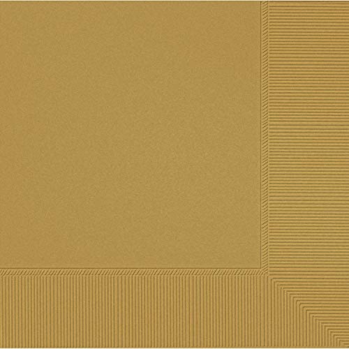 Amscan 51220-109 - Servietten Gold, 20 Stück, 33 x 33 cm, Happy Birthday, Geburtstag, Party Amscan 51220-109 - Servietten Gold, 20 Stück, 33 x 33 cm, Happy Birthday, Geburtstag, Party von amscan