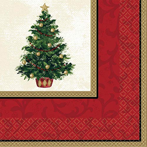 Amscan 519900 - Servietten Weihnachtsbaum, Größe 33 x 33 cm, 16 Stück, Christmas Tree, Tischdekoration, Mundtuch, Heilig Abend, Weihnachten Amscan 519900 - Servietten Weihnachtsbaum, Größe 33 x 33 cm, 16 Stück, Christmas Tree, Tischdekoration, Mundtuch, Heilig Abend, Weihnachten von amscan