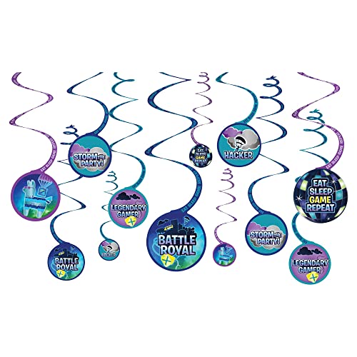 Child 12 Battle Royal Swirl Hanging Decorations Child 12 Battle Royal Swirl Hanging Decorations von amscan