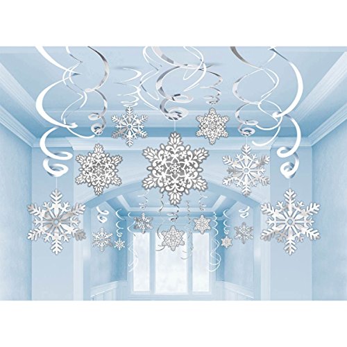 MVP DEC SWIRL SNOWFLAKE HANGIG MVP DEC SWIRL SNOWFLAKE HANGIG von amscan