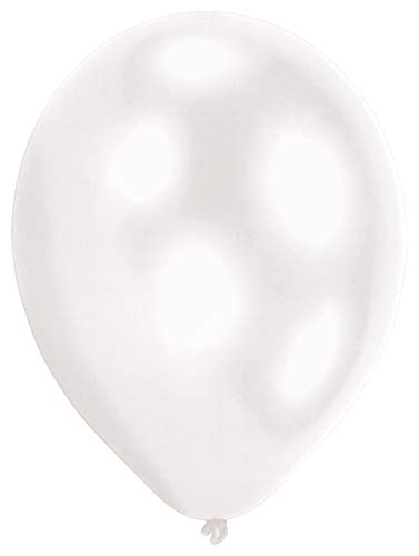 Amscan 9901050 - 5 LED Latexballons Weiß, circa 28 cm, Geburtstag, Heliumballon Amscan 9901050 - 5 LED Latexballons Weiß, circa 28 cm, Geburtstag, Heliumballon von amscan