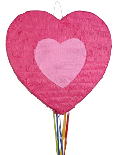 Amscan 9903137 - Pull Pinata Herz Papier / Plastik 49,4 x 47,9 x 9,3 cm, Dekoration Amscan 9903137 - Pull Pinata Herz Papier / Plastik 49,4 x 47,9 x 9,3 cm, Dekoration von amscan