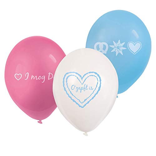 Amscan 9903349 - Luftballons Bierfest, 6 Stück, Größe 22,8 cm / 9", Latexballons, Helium, befüllbar, Dekoration, Bayern, Motto-Party Amscan 9903349 - Luftballons Bierfest, 6 Stück, Größe 22,8 cm / 9", Latexballons, Helium, befüllbar, Dekoration, Bayern, Motto-Party von amscan