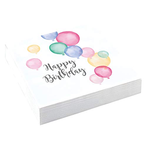 Amscan 9903711 - Servietten Happy Birthday, 20 Stück, 33 x 33 cm, Pastel, Geburtstag Amscan 9903711 - Servietten Happy Birthday, 20 Stück, 33 x 33 cm, Pastel, Geburtstag von amscan