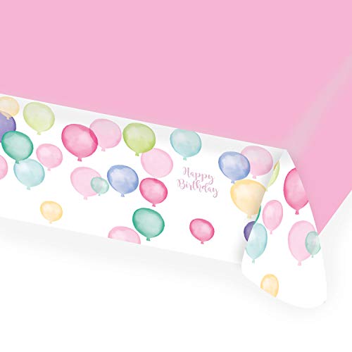 Amscan 9903733 - Tischdecke Happy Birthday Pastel Papier115 x 175 cm, Geschirr Amscan 9903733 - Tischdecke Happy Birthday Pastel Papier115 x 175 cm, Geschirr von amscan