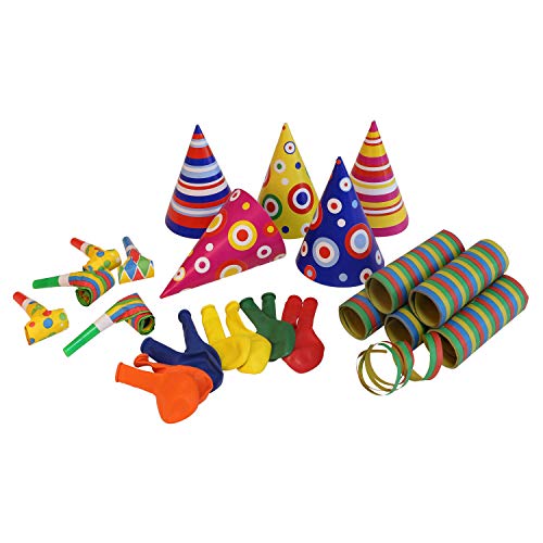 Amscan 9903809 - Party-Set Karneval Papier / Plastik / Latex 25-teilig, Mitgebsel Amscan 9903809 - Party-Set Karneval Papier / Plastik / Latex 25-teilig, Mitgebsel von amscan
