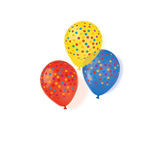 Amscan 9904030 - Latexballons Konfetti Party, 10 Stück, ca. 28 cm, bunt, Geburtstag, Luftballon Amscan 9904030 - Latexballons Konfetti Party, 10 Stück, ca. 28 cm, bunt, Geburtstag, Luftballon von amscan