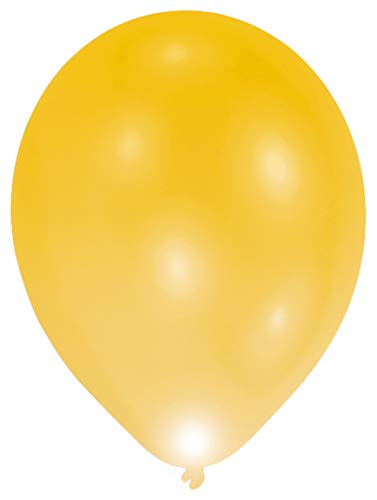 Amscan 9904053 - 5 LED Latexballons Gold, circa 28 cm, Geburtstag, Party, Heliumballon Amscan 9904053 - 5 LED Latexballons Gold, circa 28 cm, Geburtstag, Party, Heliumballon von amscan
