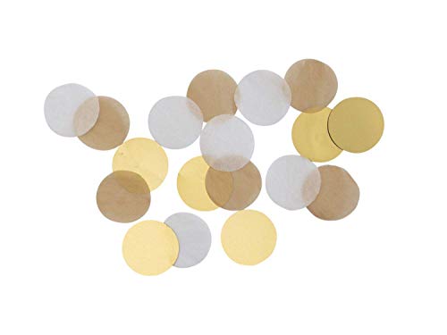 Amscan 9904551 - Konfetti Gold Brush, Folie, 15 g, Streudeko, Tischdekoration, Karneval, Geburtstag von amscan
