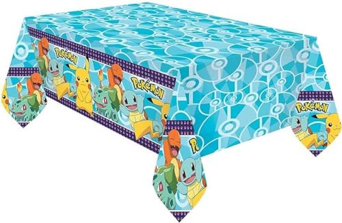 Amscan 9904823 - Tischdecke Pokemon, Plastik, Größe 120 x 180 cm, Kindergeburtstag Amscan 9904823 - Tischdecke Pokemon, Plastik, Größe 120 x 180 cm, Kindergeburtstag von amscan