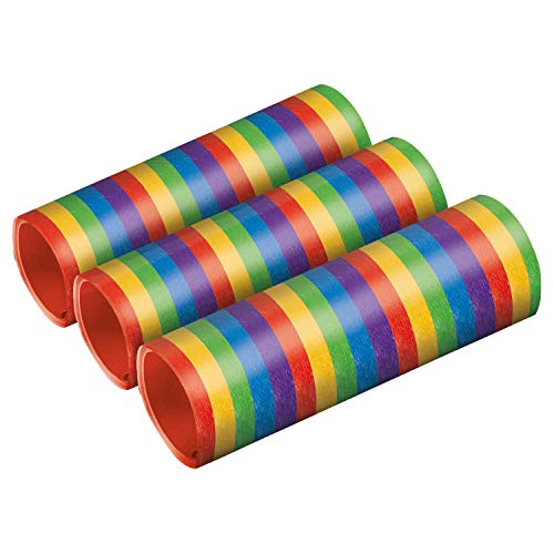 Amscan 9905008 - 3 Luftschlangen Bright Rainbow metallisch Papier 0,7 x 400 cm, Dekoration, Regenbogenfarben Amscan 9905008 - 3 Luftschlangen Bright Rainbow metallisch Papier 0,7 x 400 cm, Dekoration, Regenbogenfarben von amscan