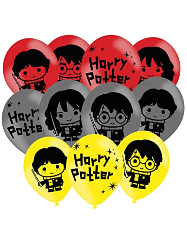 Amscan 9905196 – Harry Potter Geburtstagsparty 27,9 cm Latex-Luftballons – 6 Stück, Gelb,grau,rot Amscan 9905196 – Harry Potter Geburtstagsparty 27,9 cm Latex-Luftballons – 6 Stück, Gelb,grau,rot von amscan