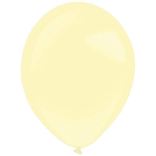 Amscan 9905308 - Latexballons Fashion, 100 Stück, Vanille, Luftballon Amscan 9905308 - Latexballons Fashion, 100 Stück, Vanille, Luftballon von amscan