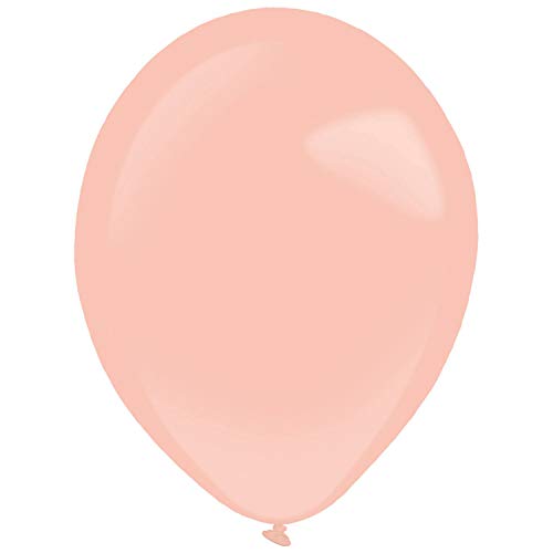 Amscan 9905430 - Latexballons Decorator Fashion, 50 Stück, hellrosa, 35 cm / 14, Luftballon von amscan