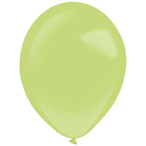 Amscan 9905440 - Latexballons Decorator Fashion, 50 Stück, grün, 35 cm / 14, Luftballon von amscan