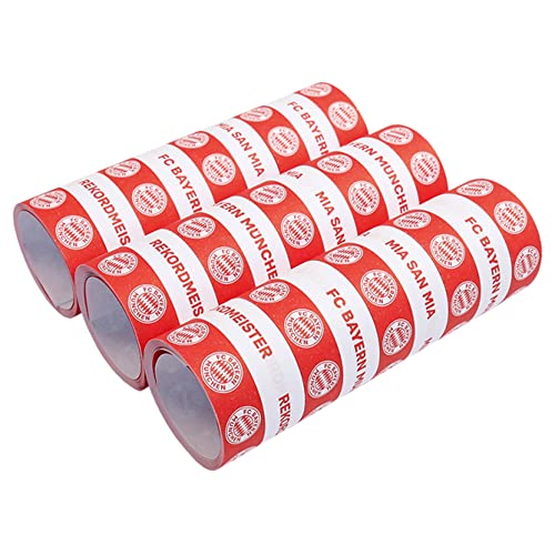 Amscan 9906518 - FC Bayern München Luftschlangen, 3 Stück, Größe 1,4 x 400 cm, aus Papier, perfekt für das Fest beim Fanclub oder die Fußball-Mottoparty, Partyzubehör Amscan 9906518 - FC Bayern München Luftschlangen, 3 Stück, Größe 1,4 x 400 cm, aus Papier, perfekt für das Fest beim Fanclub oder die Fußball-Mottoparty, Partyzubehör von amscan