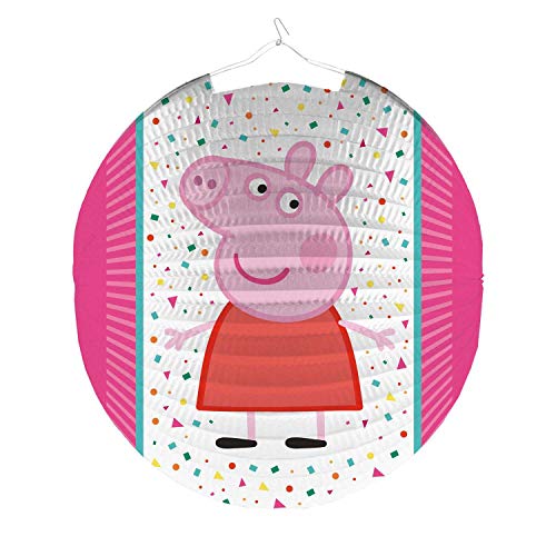 Amscan 9907262 - Lampion Peppa Pig, Papier, 25 cm, Laterne, Dekoration, Kindergeburtstag, Rose Amscan 9907262 - Lampion Peppa Pig, Papier, 25 cm, Laterne, Dekoration, Kindergeburtstag, Rose von amscan