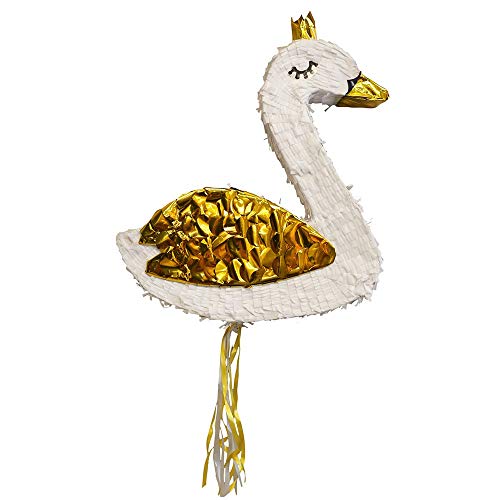 Amscan 9907509 - Pull Pinata Schwan, Größe 40 x 46 x 7 cm, befüllbar mit kleinen Geschenken oder Süßigkeiten, perfekt für Kindergeburtstag und Mottoparty, Dekoration Amscan 9907509 - Pull Pinata Schwan, Größe 40 x 46 x 7 cm, befüllbar mit kleinen Geschenken oder Süßigkeiten, perfekt für Kindergeburtstag und Mottoparty, Dekoration von amscan