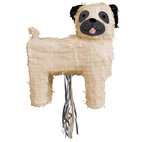 Amscan 9907510 - Pull Pinata Mops, 34 x 37 x 14 cm, Papier, zum Befüllen mit Süßigkeiten und Konfetti, Kindergeburtstag Amscan 9907510 - Pull Pinata Mops, 34 x 37 x 14 cm, Papier, zum Befüllen mit Süßigkeiten und Konfetti, Kindergeburtstag von amscan