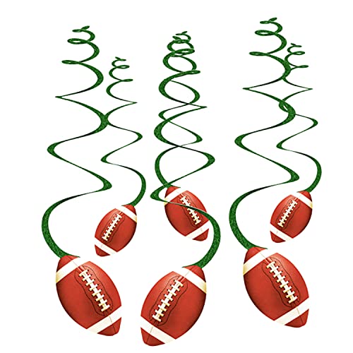 Amscan 9912283 - Deko-Spiralen Touchdown, 6 Stück, Papier, Football, Dekoration, Motto-Party Amscan 9912283 - Deko-Spiralen Touchdown, 6 Stück, Papier, Football, Dekoration, Motto-Party von amscan