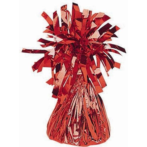 Amscan 991365-07 - Ballongewicht Kegel, 170 g, Höhe circa 10 cm, Folienballon, Heliumballon, Rot Amscan 991365-07 - Ballongewicht Kegel, 170 g, Höhe circa 10 cm, Folienballon, Heliumballon, Rot von amscan
