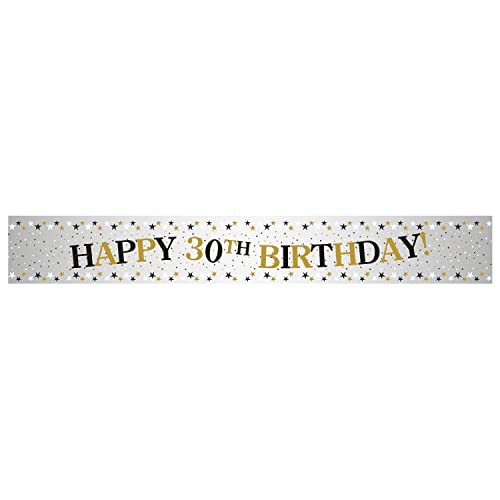 Amscan 9913772 Sparkling Celeb 30 Folienbanner von amscan