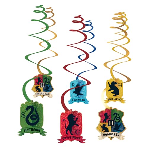 Harry Potter Houses Swirl Dec von amscan