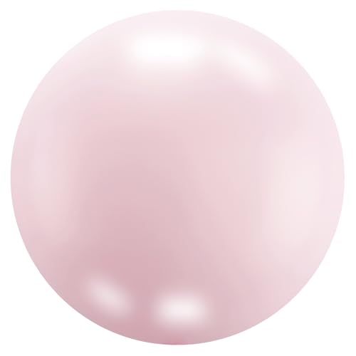 Amscan 9918947 - Pastellrosa matte Kugel runde Ballondekoration kann aufgeblasen werden: 45,7 cm bis 55,9 cm von amscan