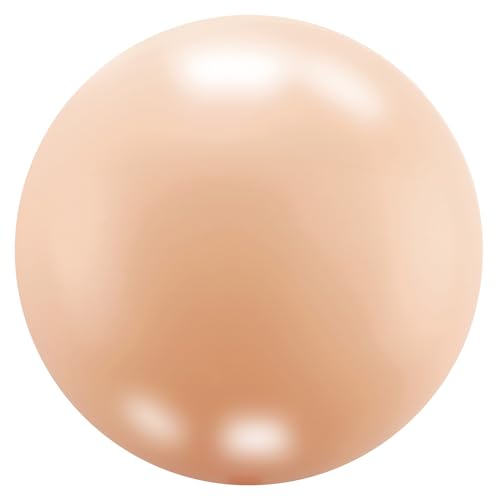 Amscan 9918948 - Pastell Pfirsich Matte Kugel Runde Ballon Dekoration kann aufblasen: 45,7 cm bis 55,9 cm von amscan