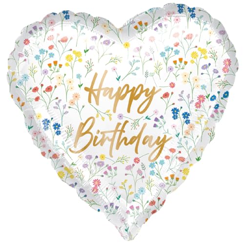 Amscan 9919478 - Happy Birthday Ditsy Floral runder Folienballon - 45,7 cm Amscan 9919478 - Happy Birthday Ditsy Floral runder Folienballon - 45,7 cm von amscan