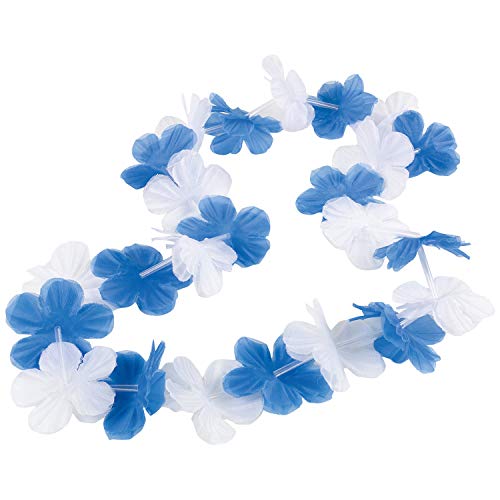 Amscan 998396 - Hawaiikette Bayern, 1 Stück, Länge 1 m, blau-weiß, Blumenkette, Kette, Accessoire, Bierfest, Motto-Party, Karneval Amscan 998396 - Hawaiikette Bayern, 1 Stück, Länge 1 m, blau-weiß, Blumenkette, Kette, Accessoire, Bierfest, Motto-Party, Karneval von amscan