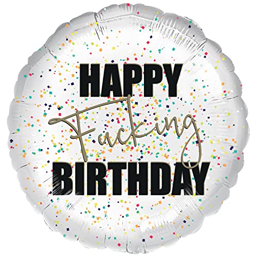Happy f-ing birthday foil von amscan