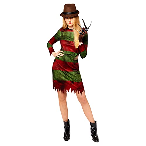 Amscan - Erwachsenenkostüm Freddy Krüger, Kleid, Hut, Handschuh, Serienmörder, Killer, Halloween Amscan - Erwachsenenkostüm Freddy Krüger, Kleid, Hut, Handschuh, Serienmörder, Killer, Halloween von amscan