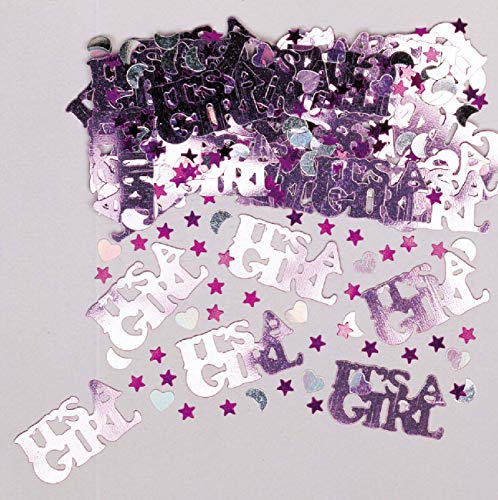 Amscan INT36033 - Konfetti It´s a Girl, Folie, 14 g, Streudeko, Tischdekoration, Mädchen, Baby Party Amscan INT36033 - Konfetti It´s a Girl, Folie, 14 g, Streudeko, Tischdekoration, Mädchen, Baby Party von amscan