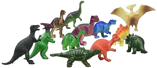 Amscan INT390186 - Dinosaurier Prehistoric Party, circa 5,8 cm, 12 Stück, Mitgebsel, Kindergeburtstag von amscan