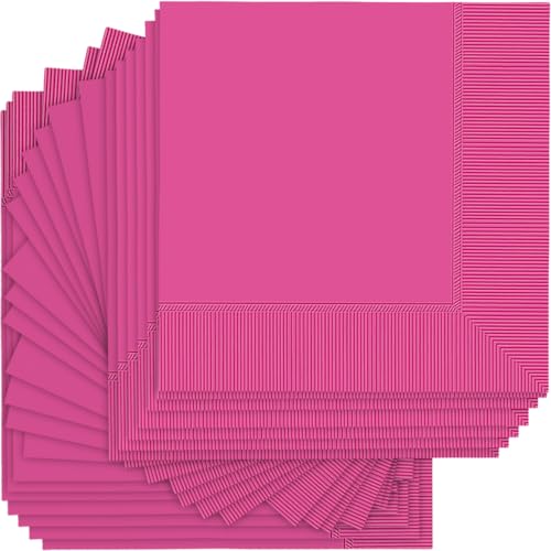 Amscan International Servietten, 50 Stück, hell rosa Amscan International Servietten, 50 Stück, hell rosa von amscan