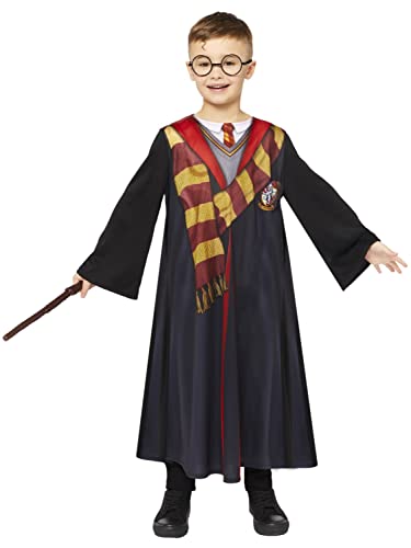 Amscan - Kinderkostüm Harry Potter, Gewand mit Hemd-Blende, Bille, Zauberstab, Magier, Zauberer Amscan - Kinderkostüm Harry Potter, Gewand mit Hemd-Blende, Bille, Zauberstab, Magier, Zauberer von amscan