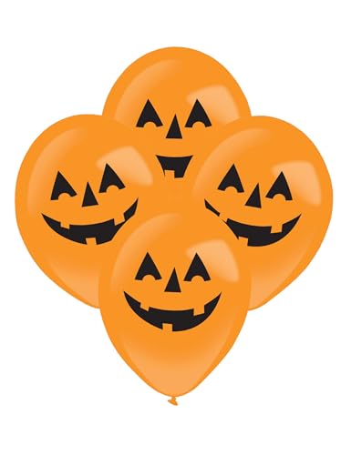 Amscan LED Ballons Kürbisse Halloween Deko 4 Stück orange-schwarz Amscan LED Ballons Kürbisse Halloween Deko 4 Stück orange-schwarz von amscan