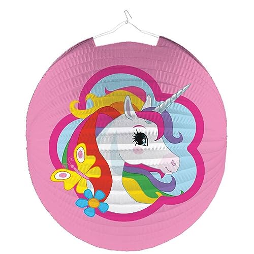 Amscan Runde Laterne Einhorn für Kindergeburtstag Party Deko Einhornlaterne Unicorn Amscan Runde Laterne Einhorn für Kindergeburtstag Party Deko Einhornlaterne Unicorn von amscan