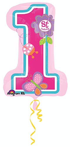 Amscan Super/Form Sweet Birthday Girl Ballon von amscan