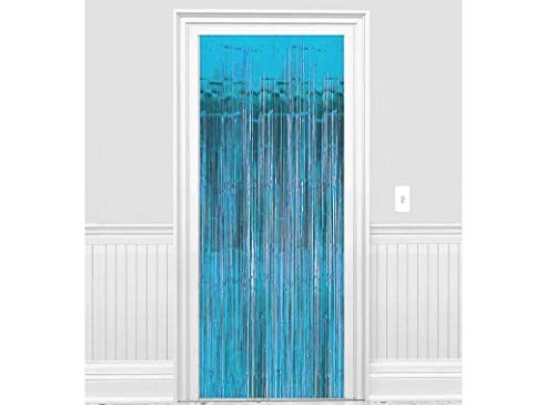Caribbean Blue Door Curtain 91cm x 2.43m von amscan