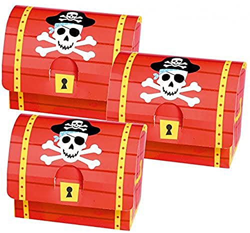 Child (75 Pc) Pirates Treasure Party Boxes von amscan