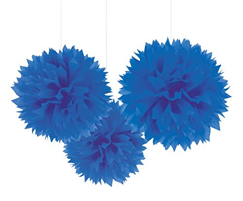 Amscan 18055-105-55 - Fluffy-Dekobälle, 3 Stück, Durchmesser 40,6 cm, Papier, PomPoms, Hängedekoration Amscan 18055-105-55 - Fluffy-Dekobälle, 3 Stück, Durchmesser 40,6 cm, Papier, PomPoms, Hängedekoration von amscan